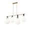 Z-Lite Newbury 4 Light Pendant, 13in. W x 19in. H, Modern Gold 7513-4L-MGLD - alternate 7